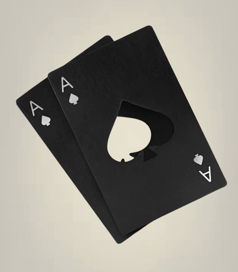Ace of Spades Bottle Opener